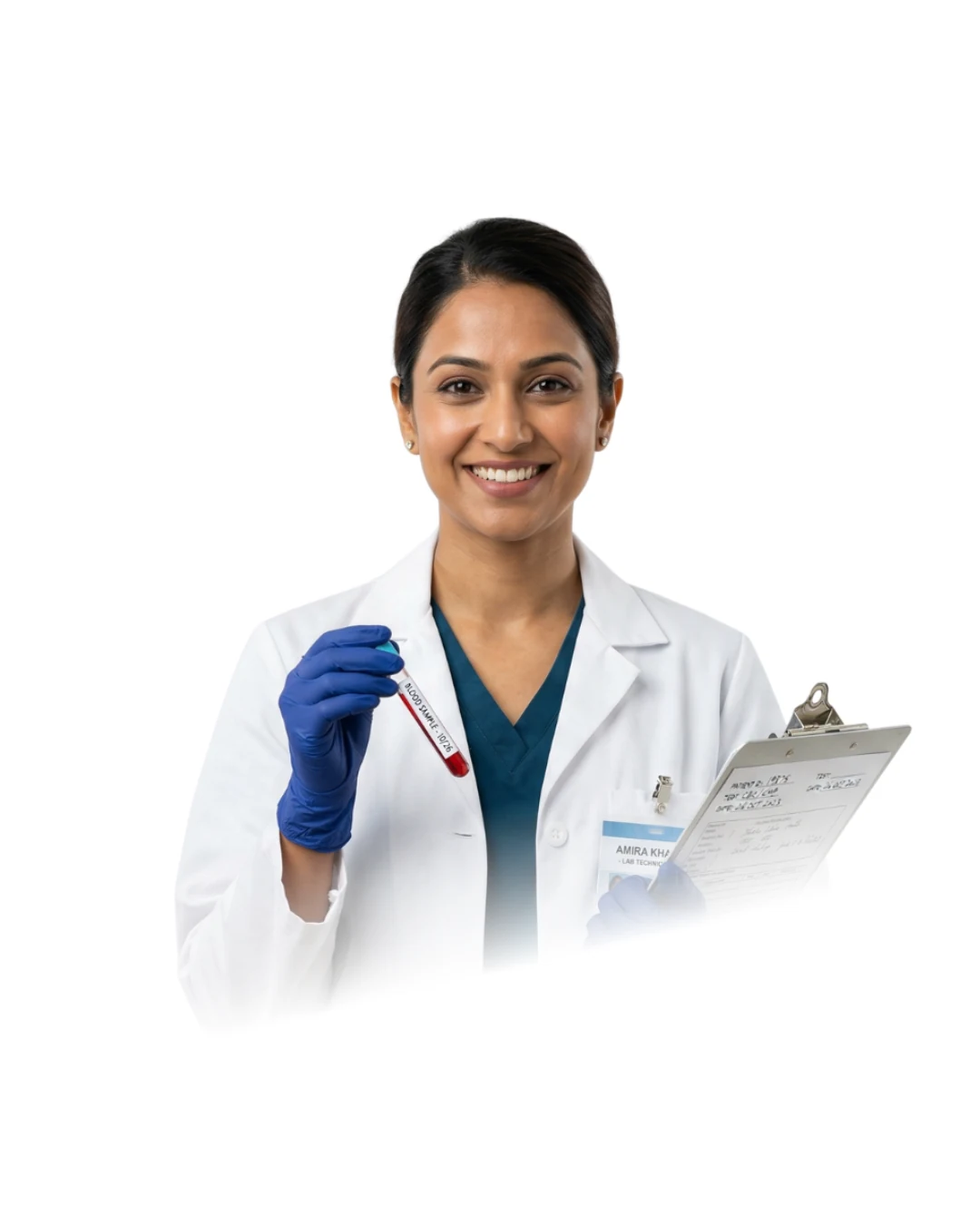 Healthcare professional supporting a Diagnex care pathway