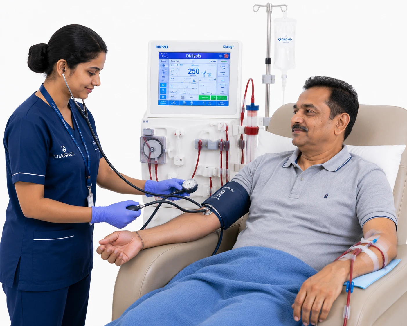 Home Hemodialysis support in a patient home
